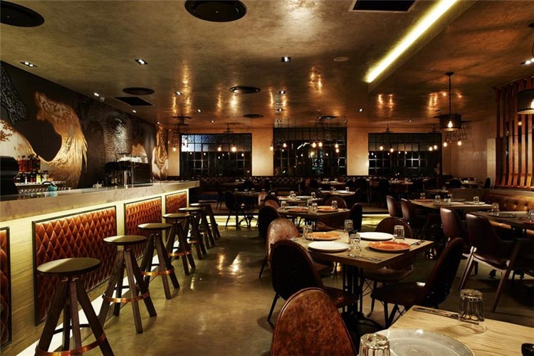 pattern西餐廳桌椅裝修效果圖