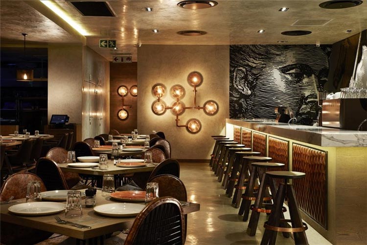 pattern西餐廳桌椅裝修效果圖