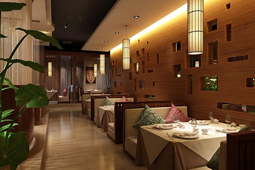 西餐廳桌椅圖片