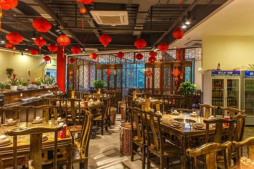 天然大理石火鍋桌圖片