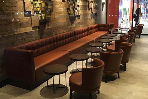 卡座沙發布局效果圖