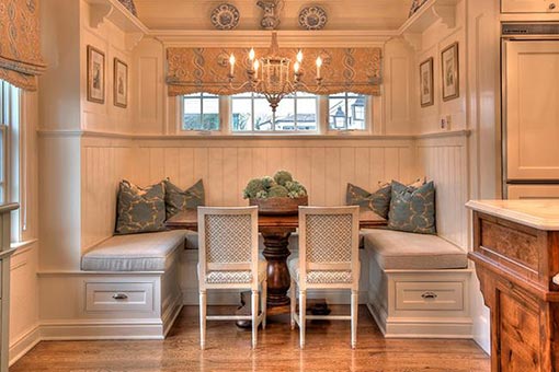 實木卡座沙發(fā)圖片