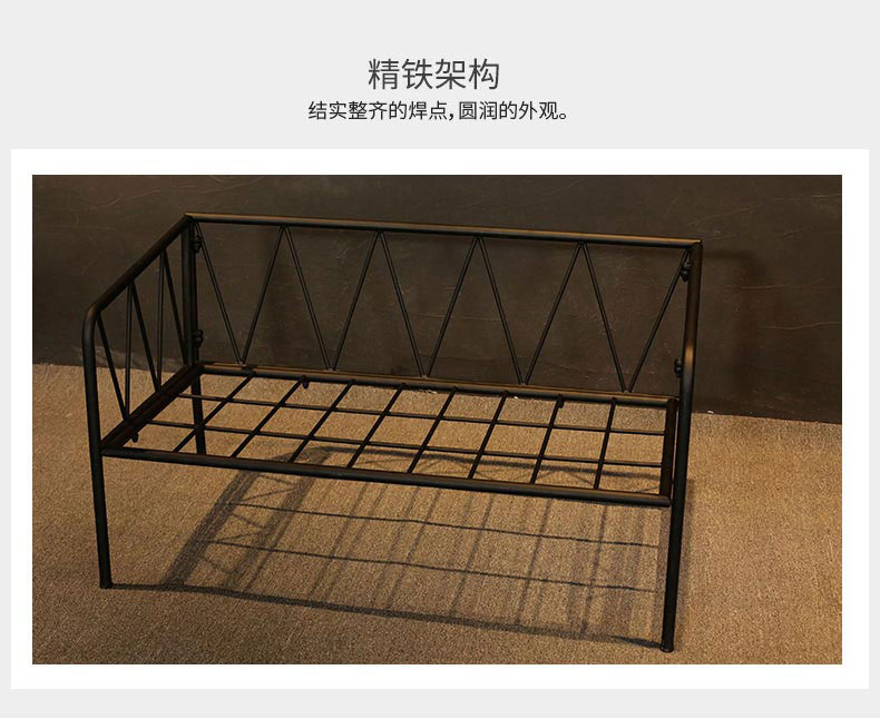 酒吧布藝沙發金屬框架