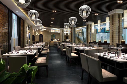 餐廳桌椅裝修效果圖