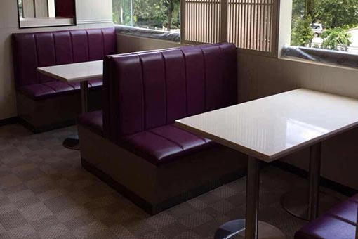 餐廳卡座沙發圖片