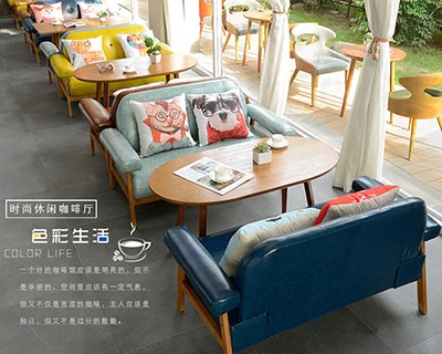 西餐店桌椅定做_型號WR020