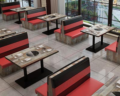 火鍋店桌椅_型號HP015