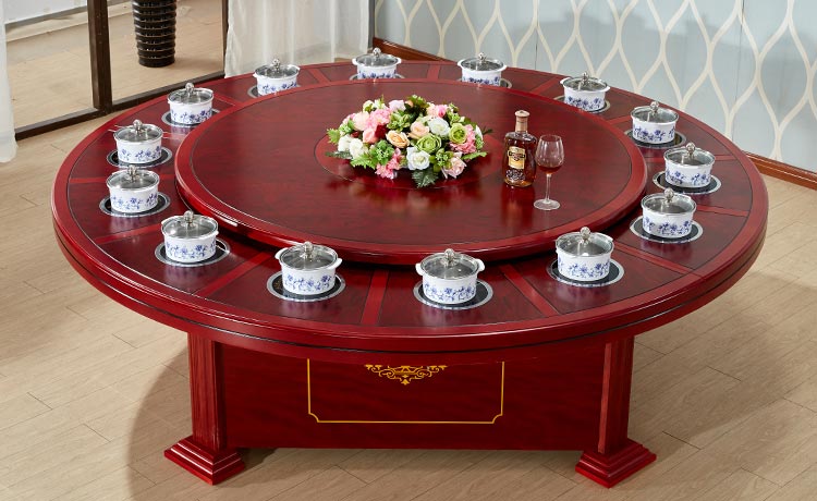 旋轉火鍋桌椅裝修效果圖