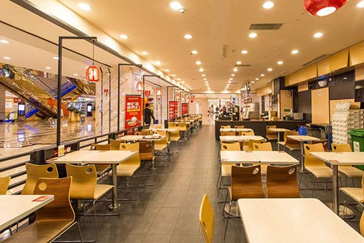 快餐廳桌椅效果圖