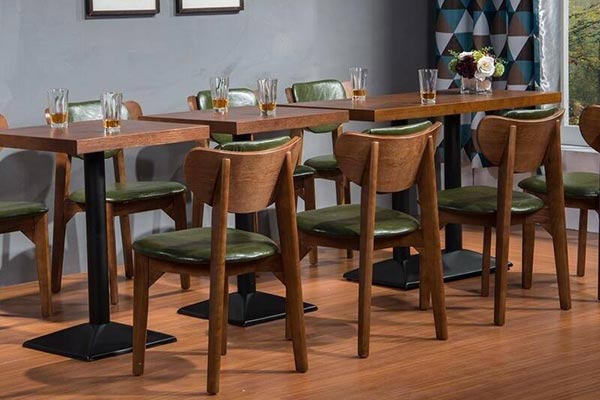  實木西餐廳桌椅