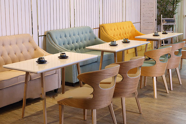 西餐廳卡座沙發(fā)圖片