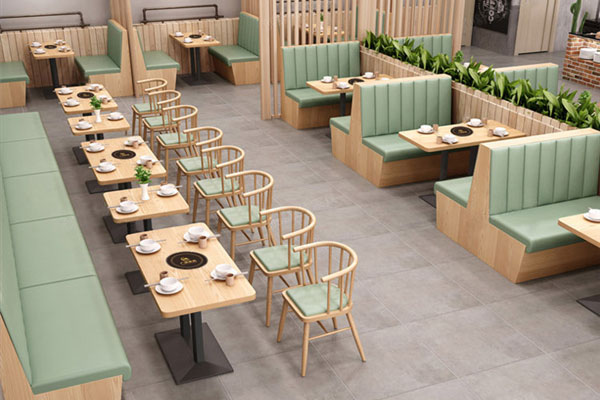 實木火鍋餐桌圖片